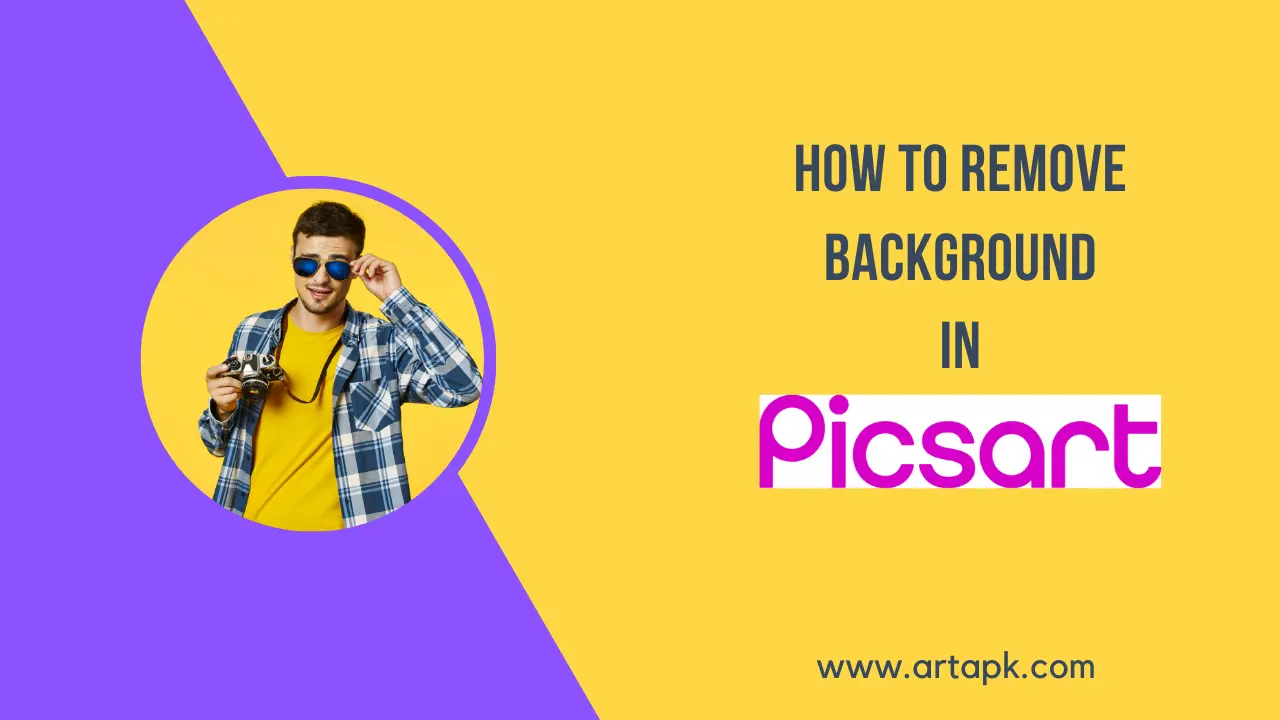 How to remove Background in PicsArt